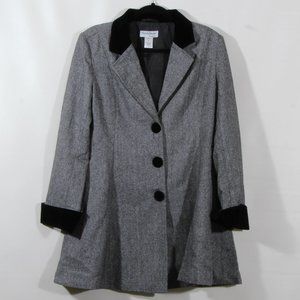 NorthStyle Heather Gray 3 Button Coat